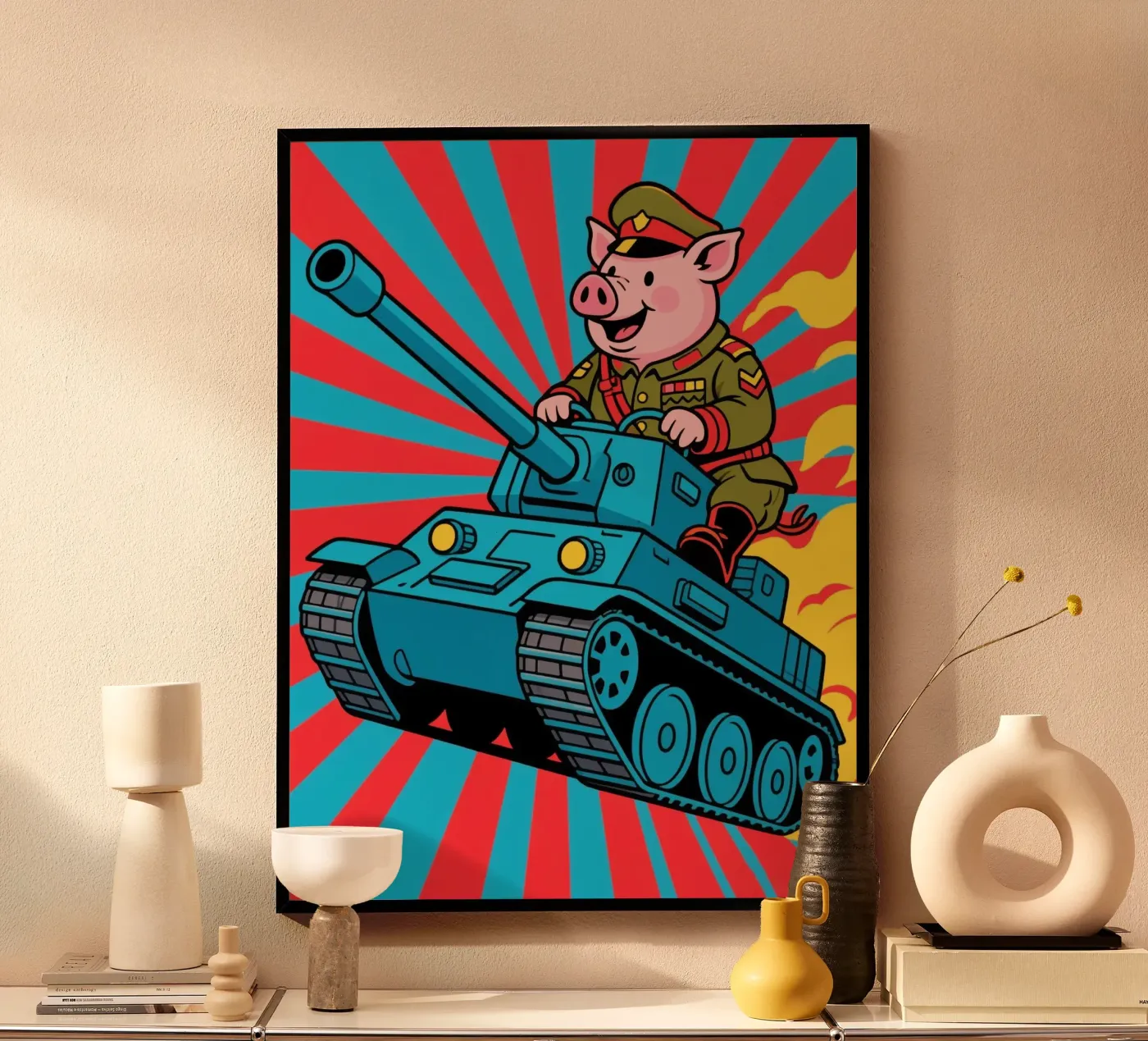 Varkensoorlog poster van knowledge