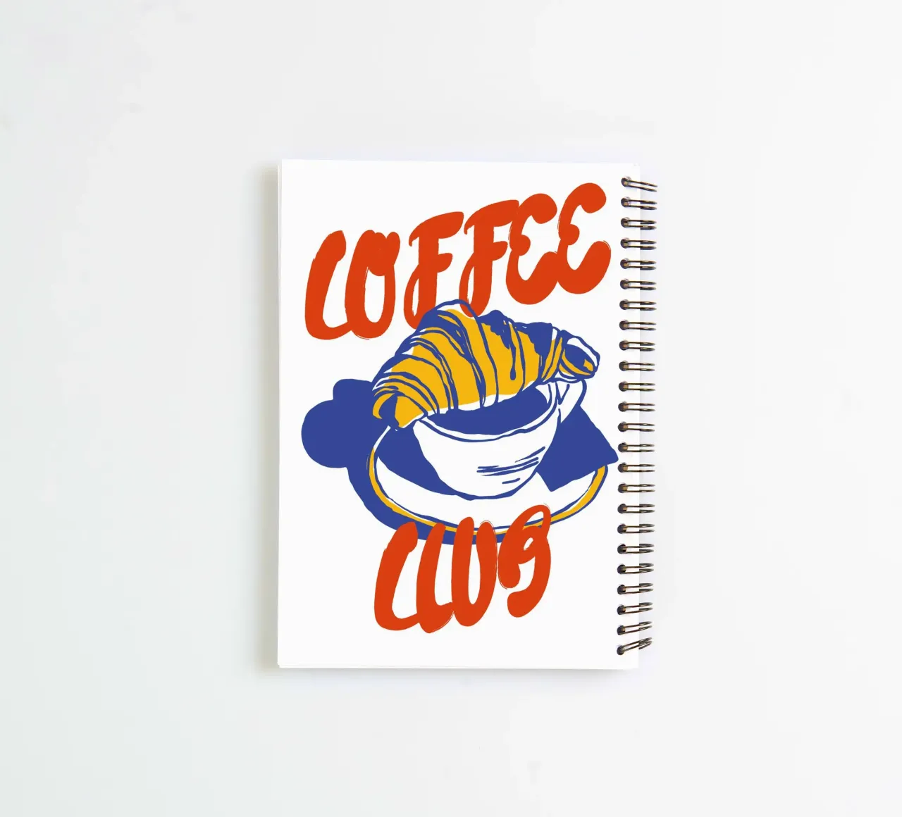 Boho Food 6 Coffee Club diario ad anelli da Boho Print Collection