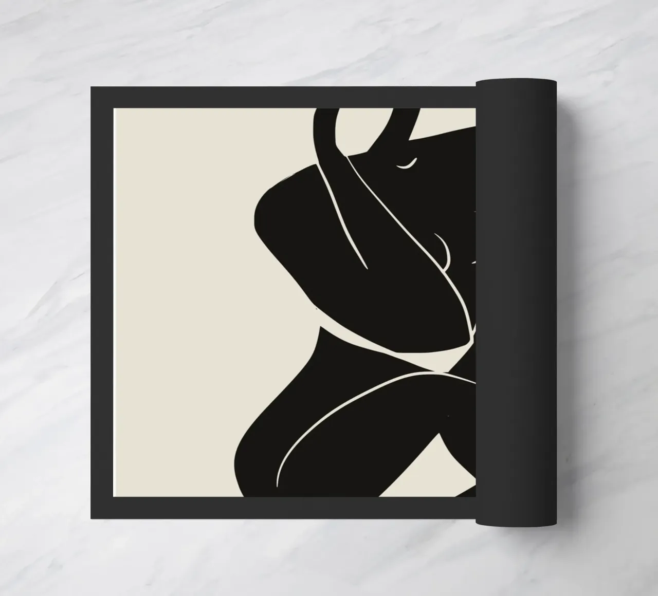 Nudo in nero 02 zerbino da Little Dean