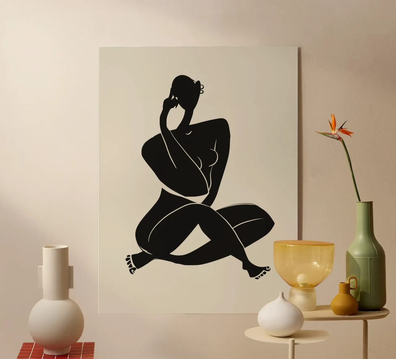 Nudo in nero 02 plexiglass da Little Dean