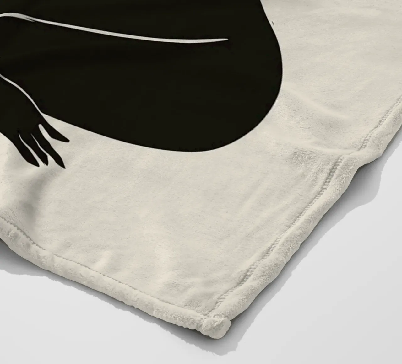 Nudo in nero 03 coperta in pile da Little Dean