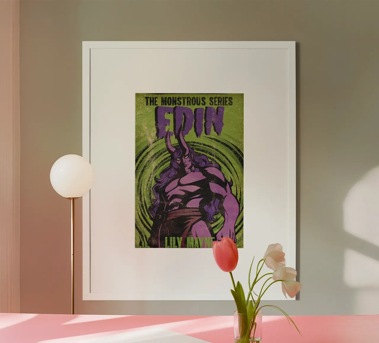 Versione Edin poster con telaio in plastica da FiorenzArt