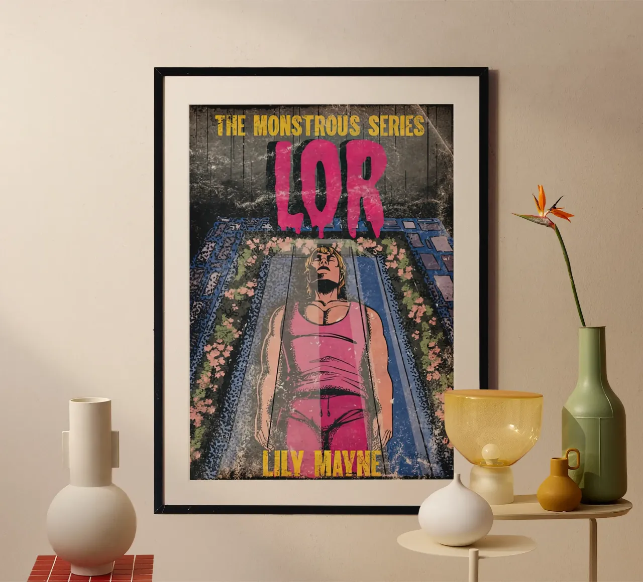 Versione Lor Jugs poster con telaio in plastica da FiorenzArt