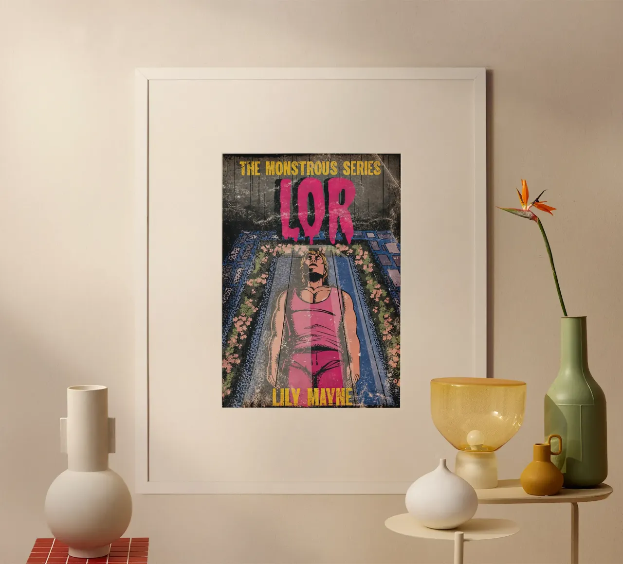 Versione Lor Jugs poster con telaio in plastica da FiorenzArt