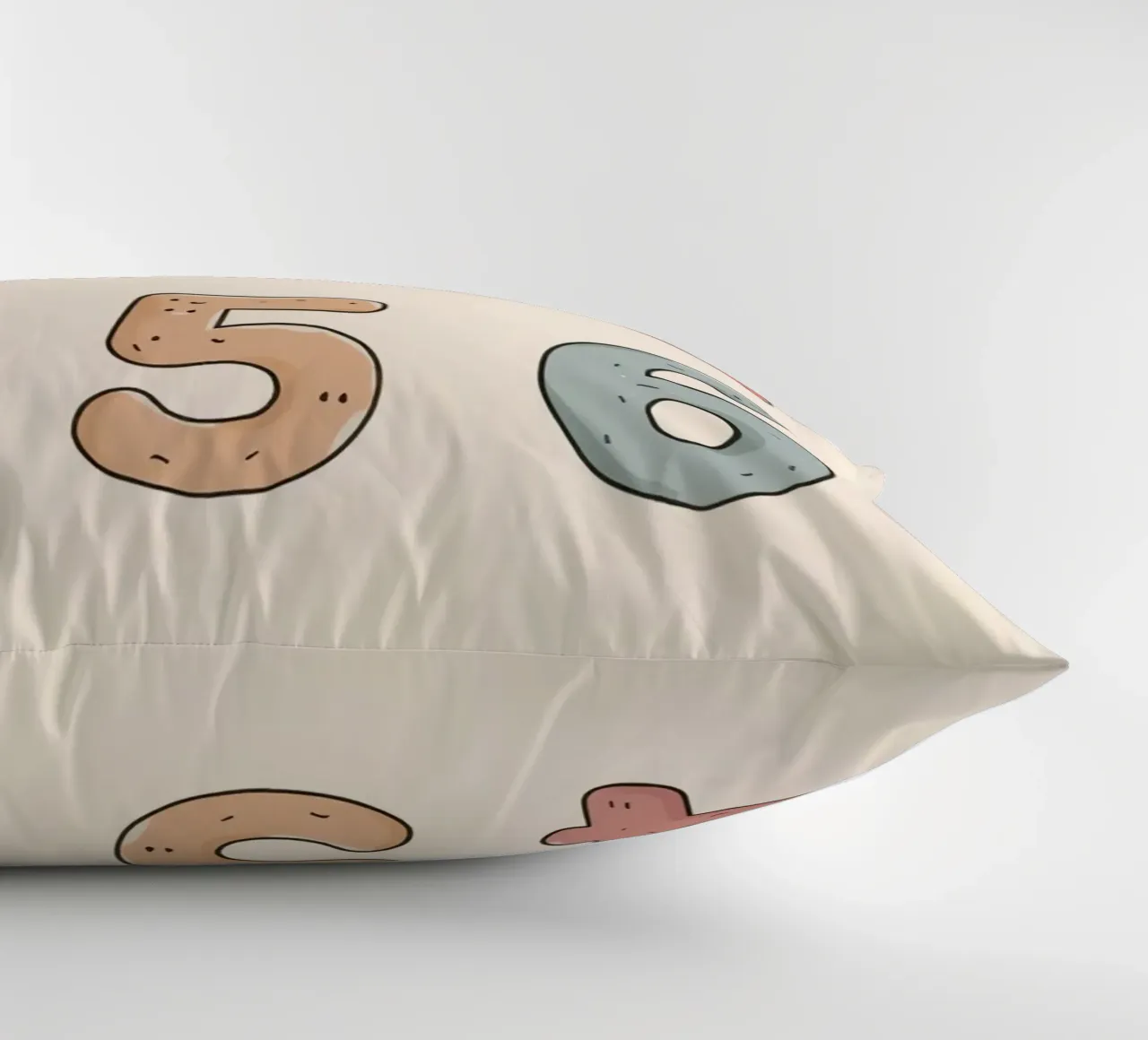 Numeri didattici dell'asilo nido disposti cuscino da DesignDoodle