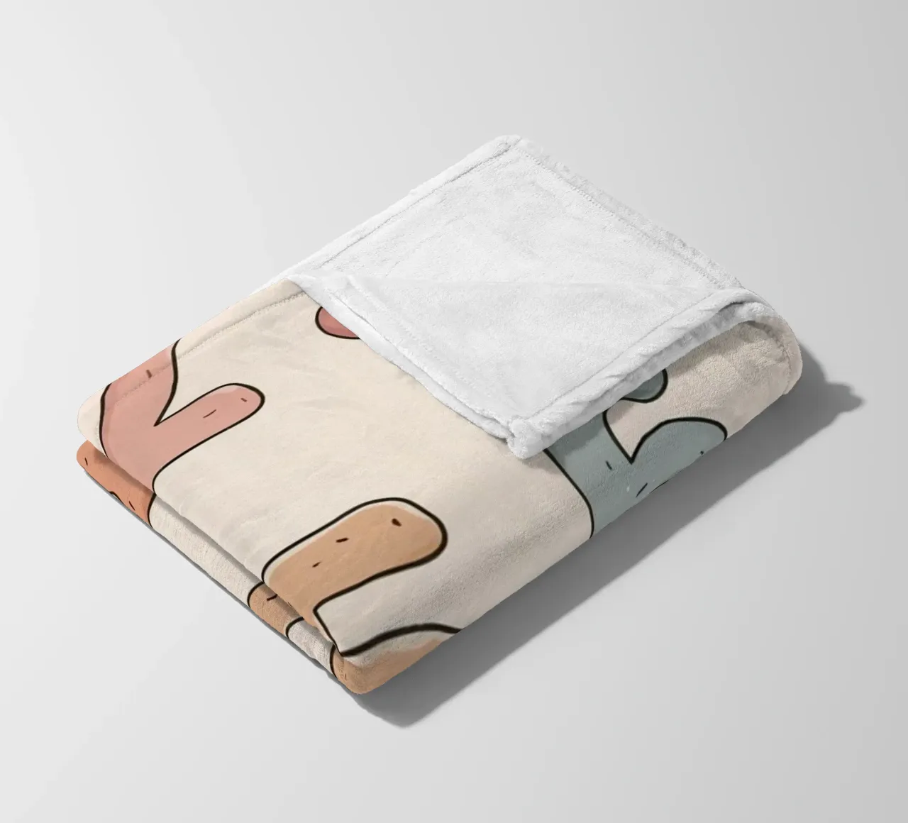 Numéros d'enseignement maternel arrangés plaid polaire de DesignDoodle