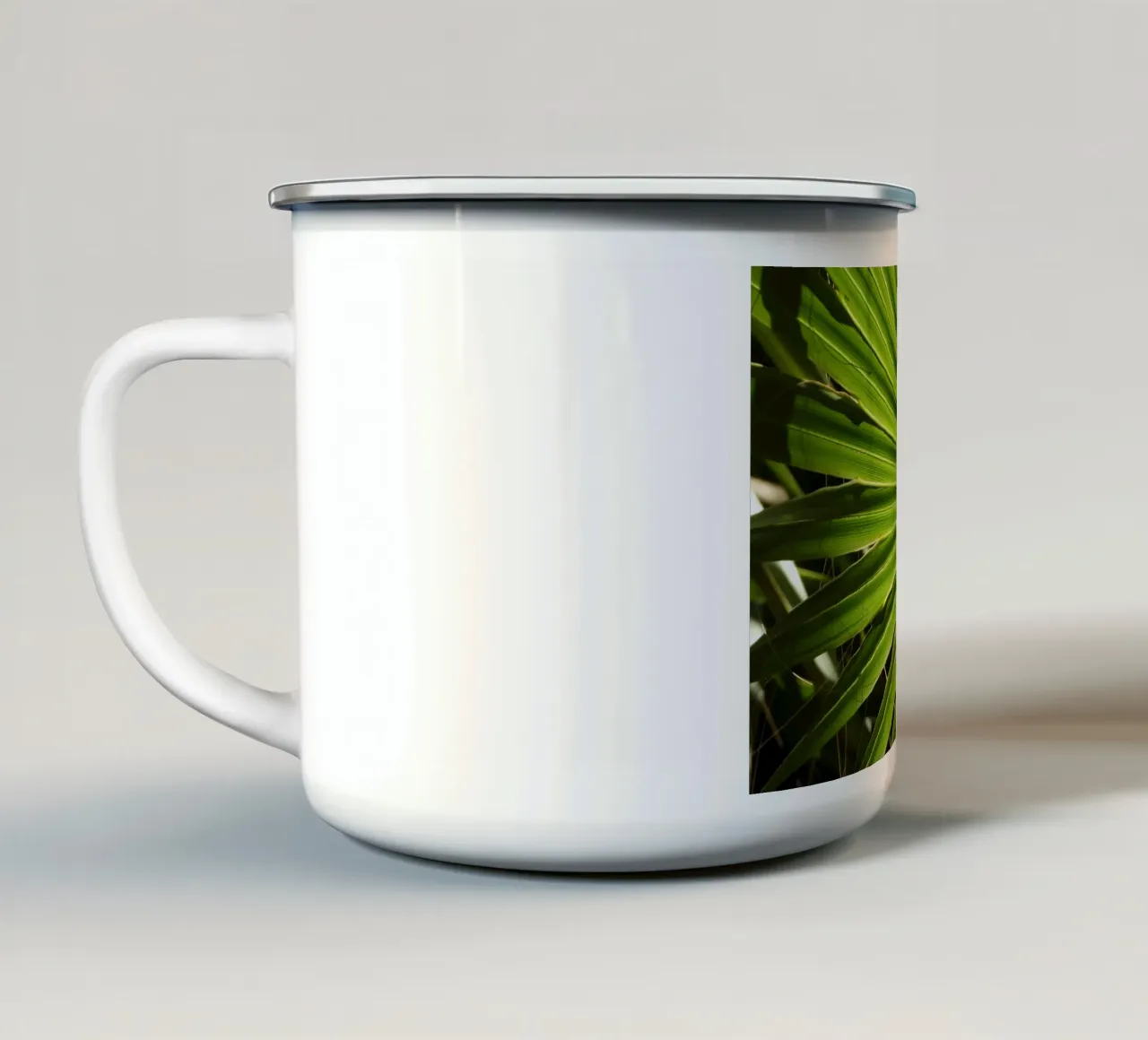 Washingtonia tazza in smalto da lesuki