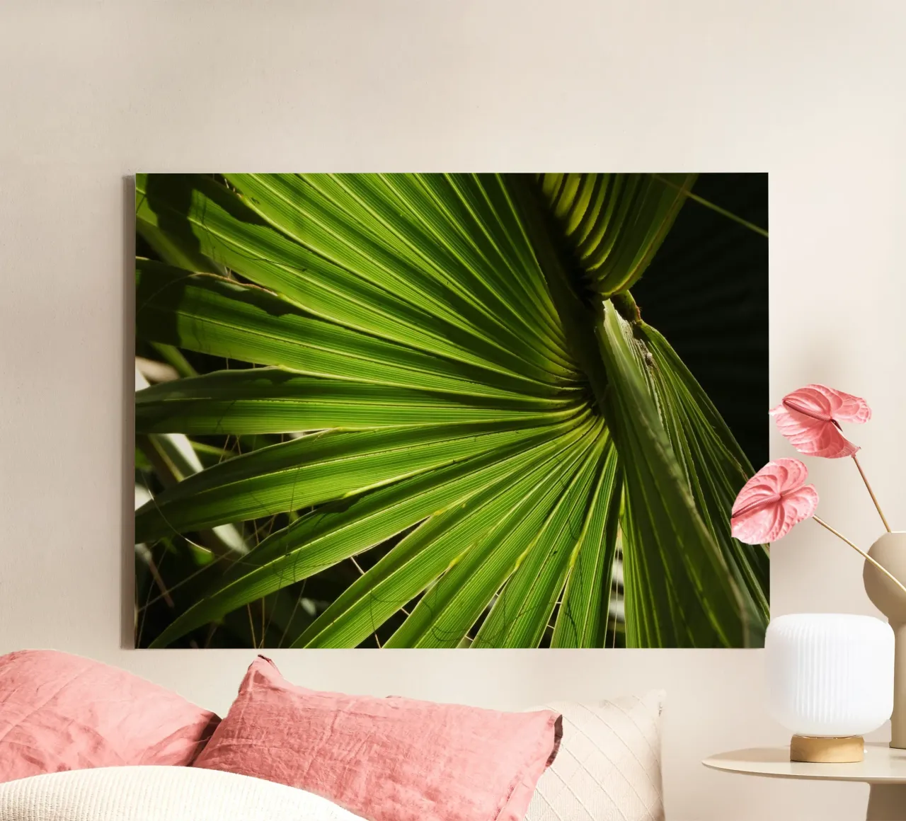 Washingtonia tela con Cornice a cassetta da lesuki
