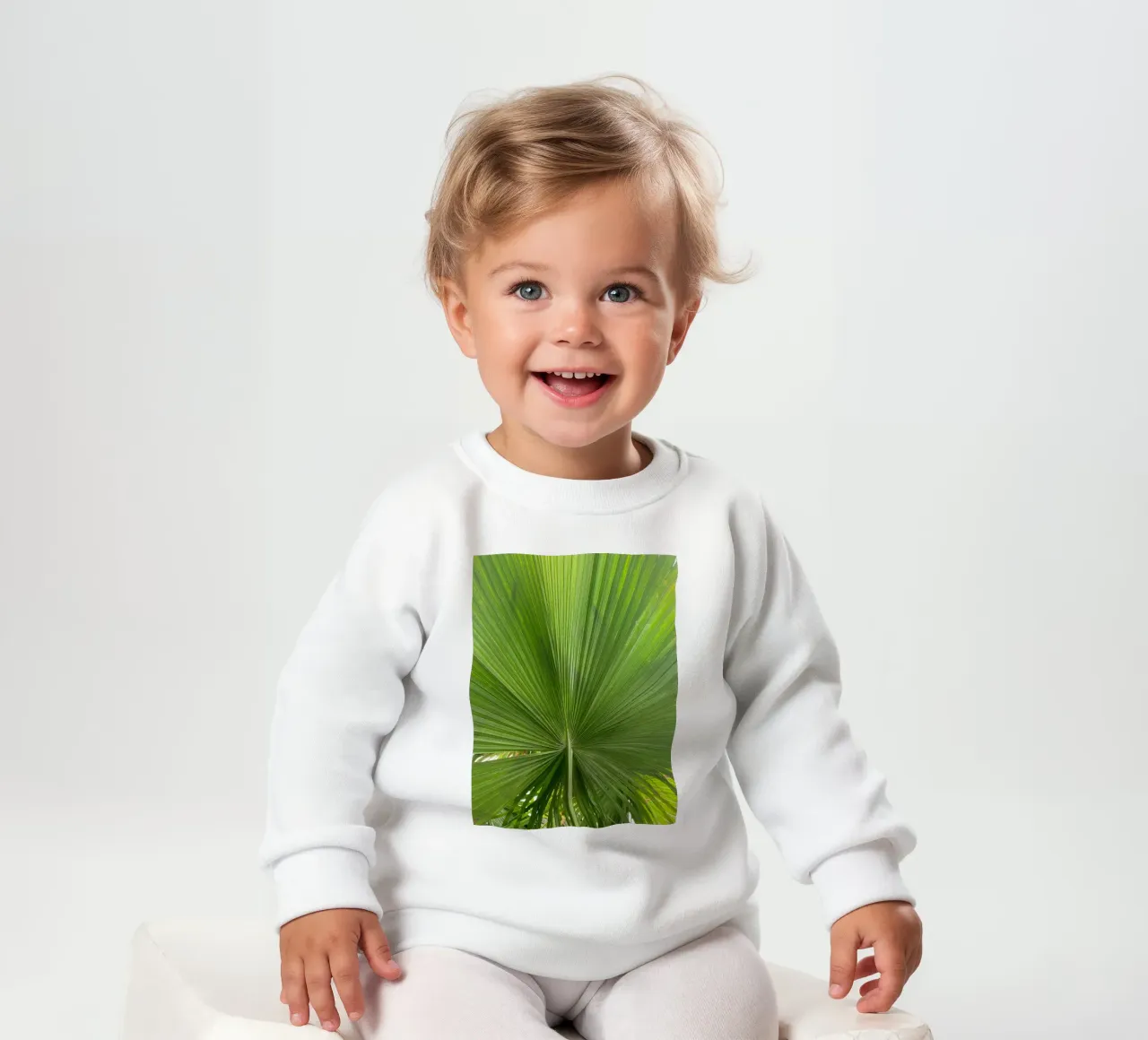 Piuma di palma felpa neonato da lesuki