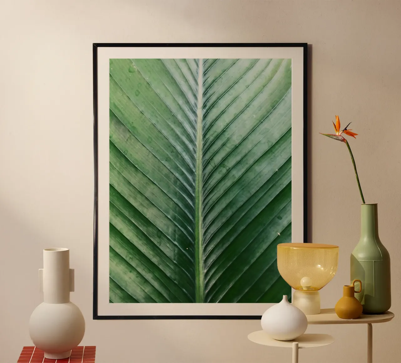 Foglia di palma poster da lesuki