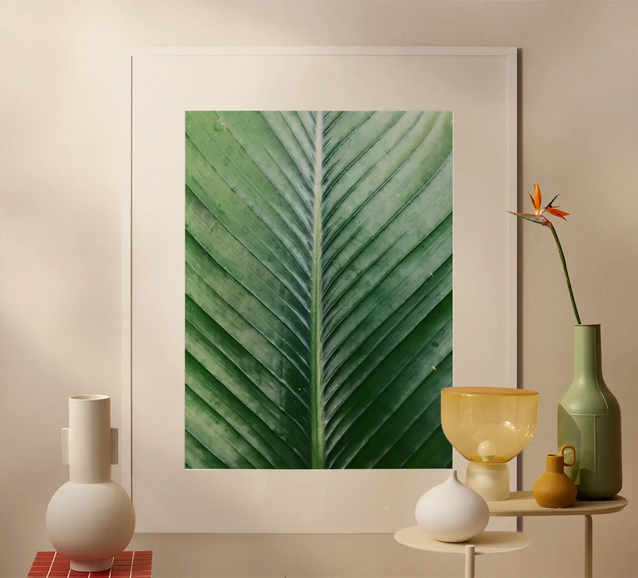 Foglia di palma poster da lesuki