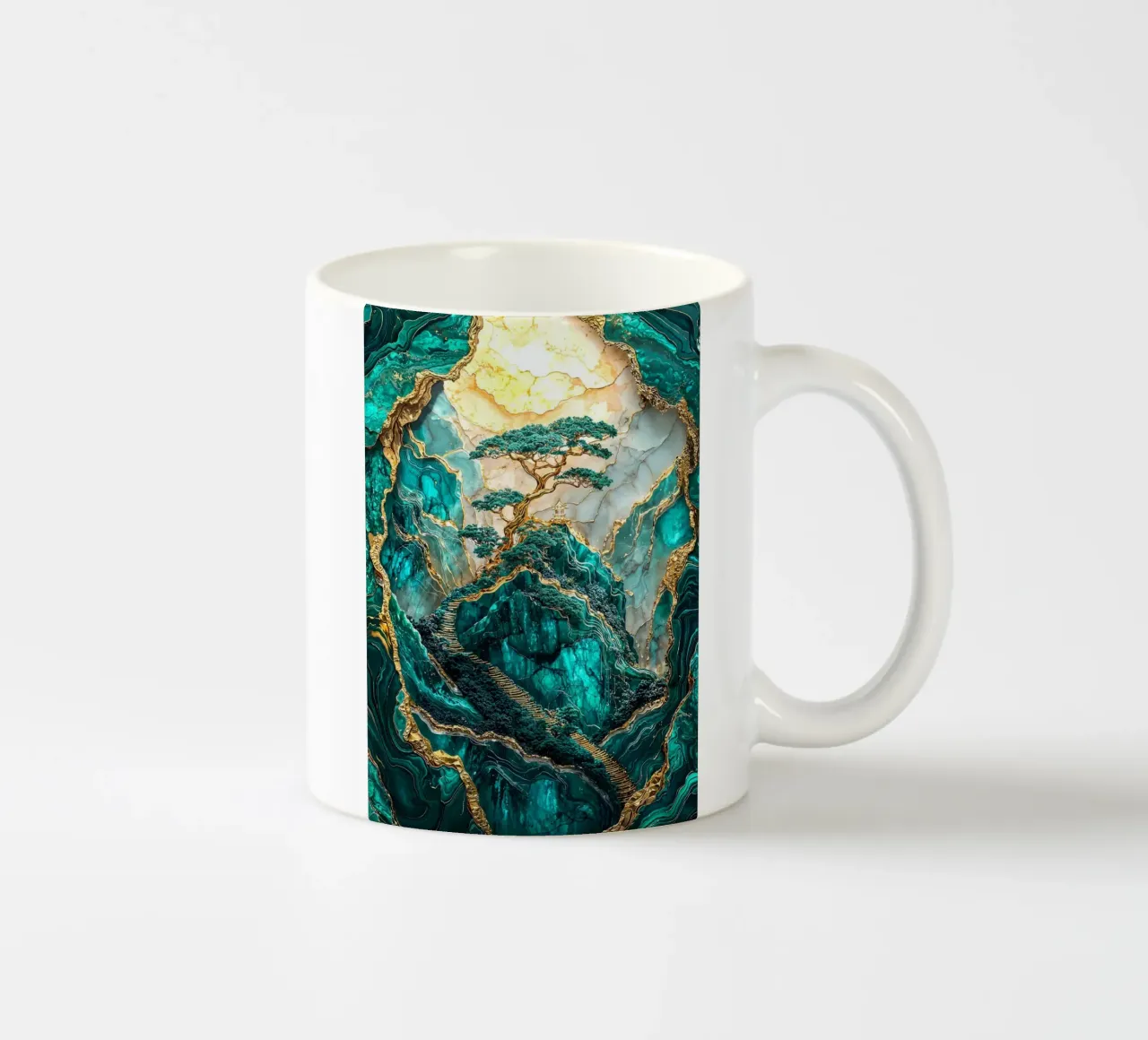 Journey to the Sacred Tree tazza in ceramica da Pixaverse