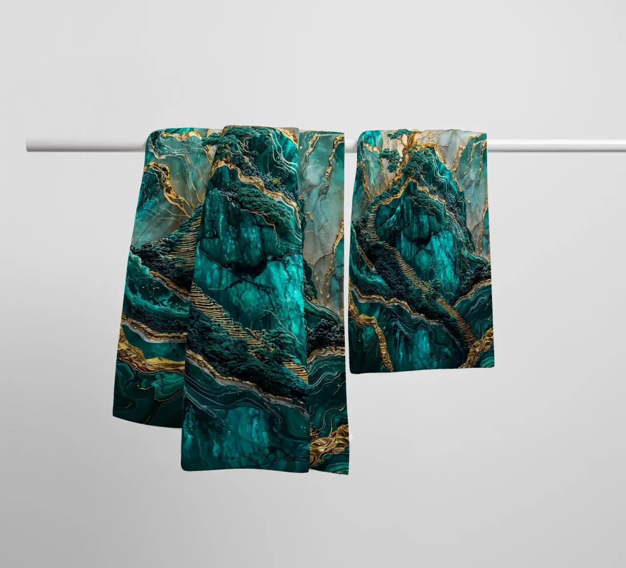 Journey to the Sacred Tree asciugamano da bagno da Pixaverse
