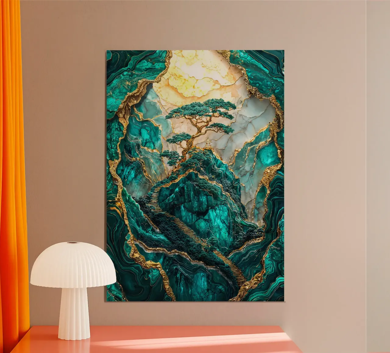 Journey to the Sacred Tree alluminio dibond da Pixaverse