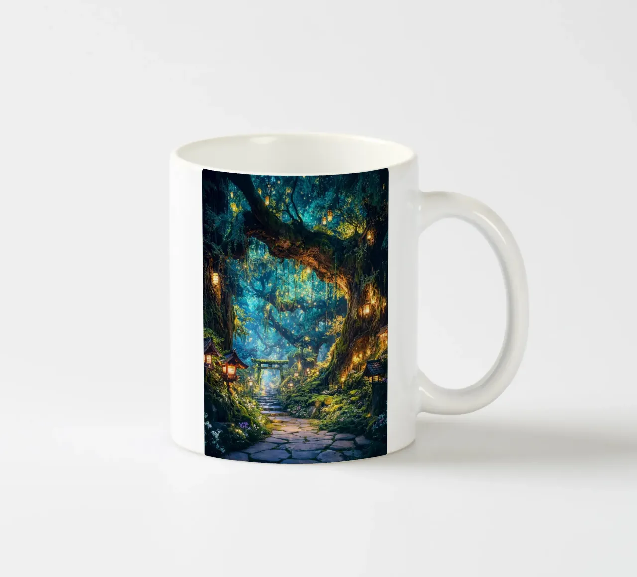 Lantern Path of the Spirit Grove tazza in ceramica da Pixaverse