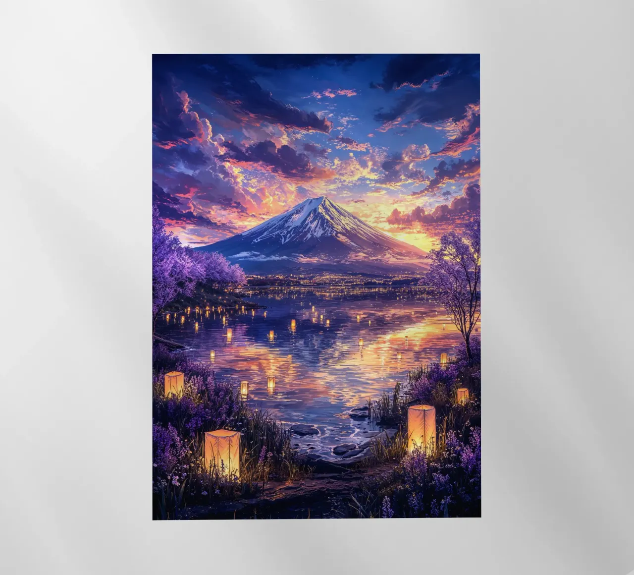 Fuji’s Lantern Dreamscape pellicola backlit da Pixaverse