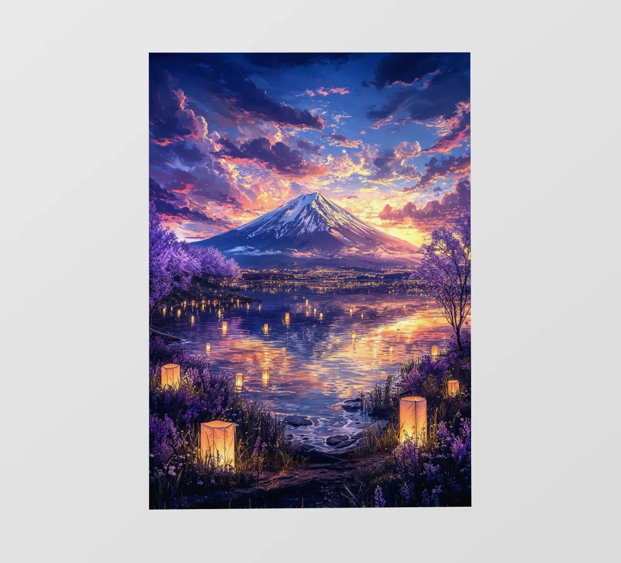 Fuji’s Lantern Dreamscape pellicola backlit da Pixaverse
