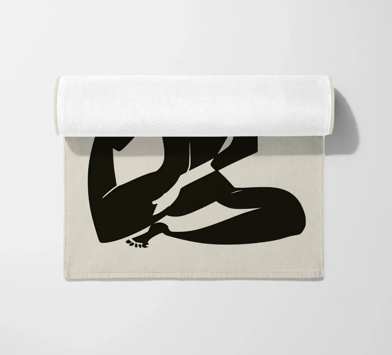 Nudo in nero 05 telo mare da Little Dean