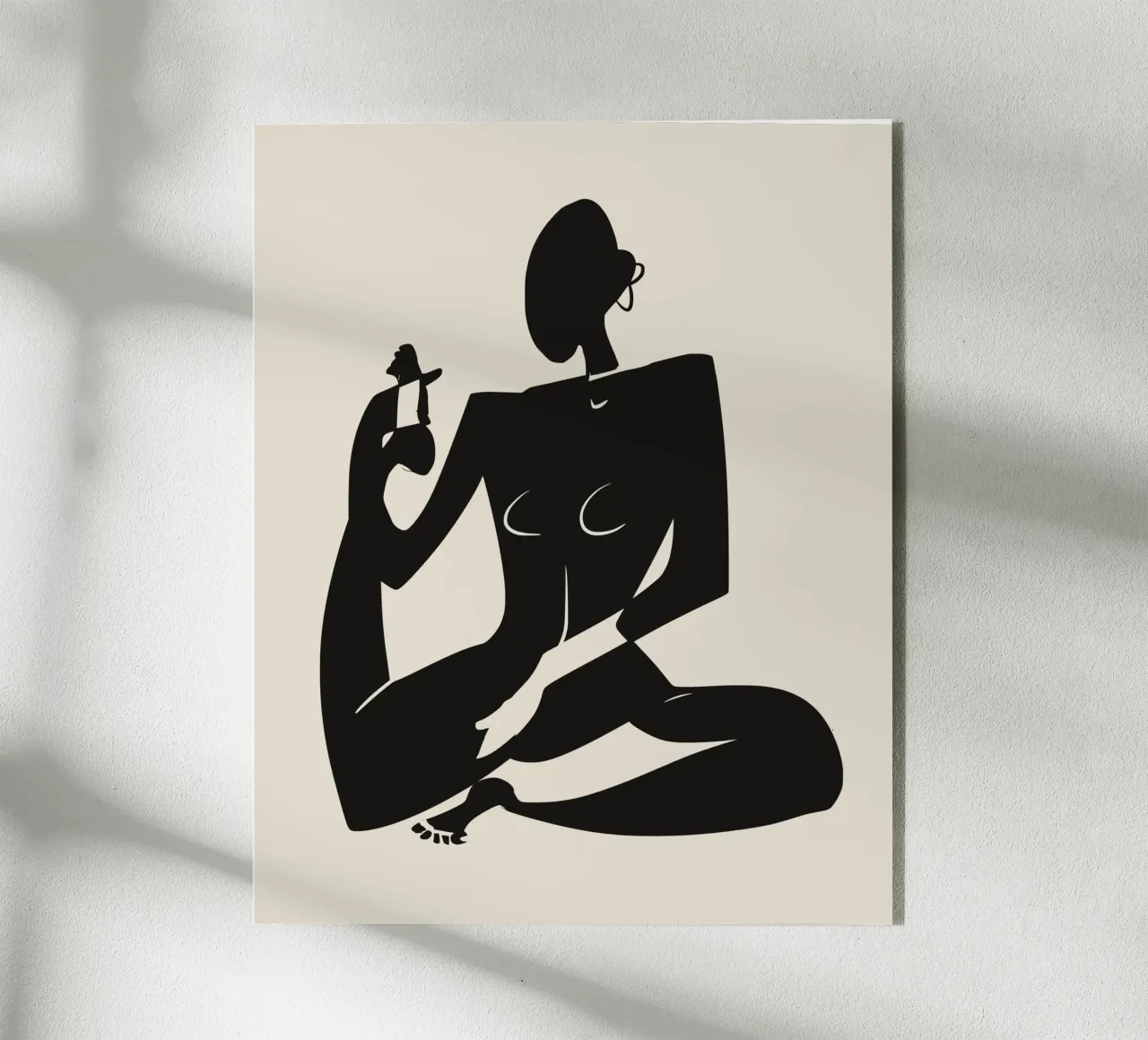 Nudo in nero 05 plexiglass da Little Dean
