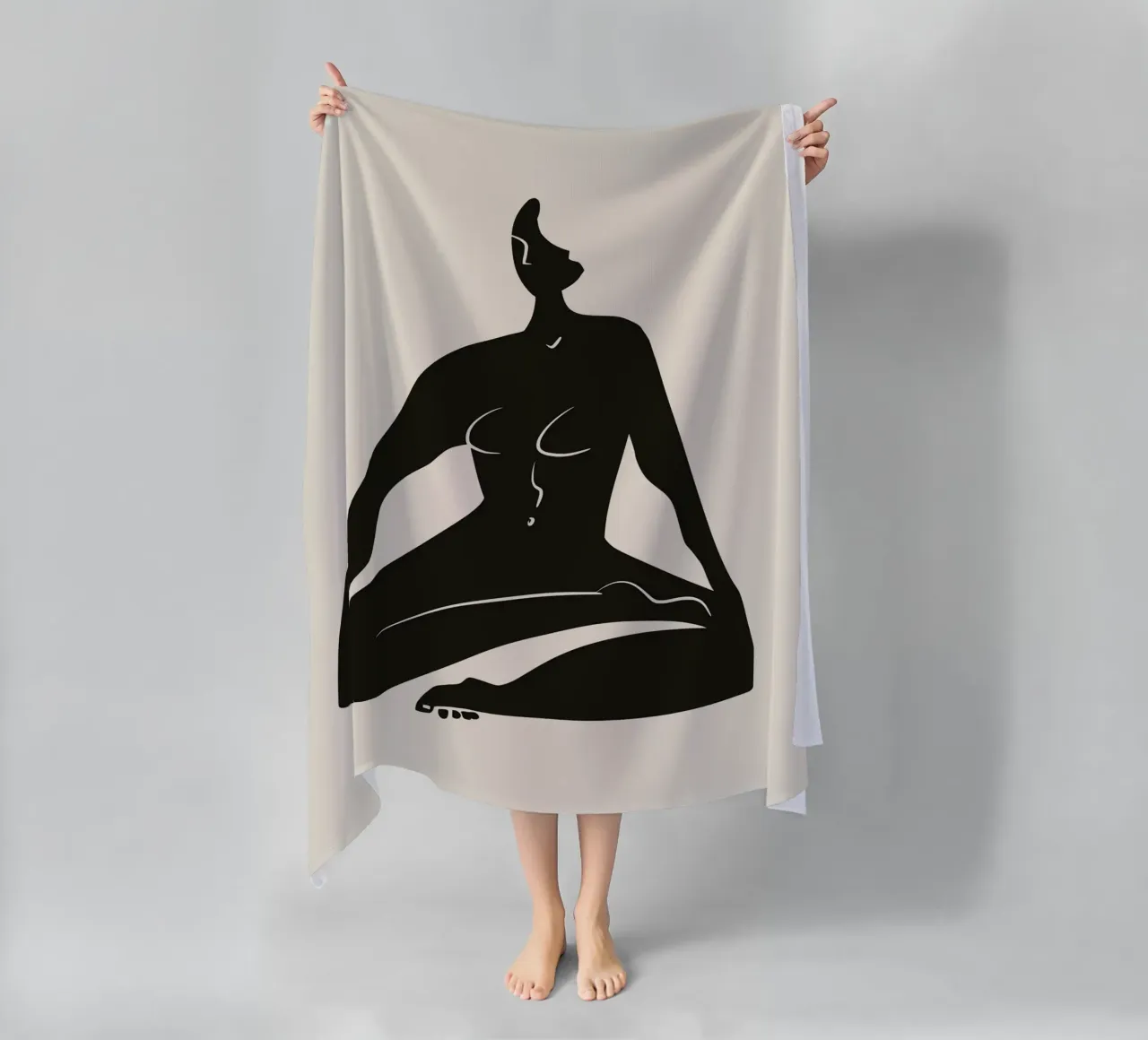Nudo in nero 06 telo mare da Little Dean