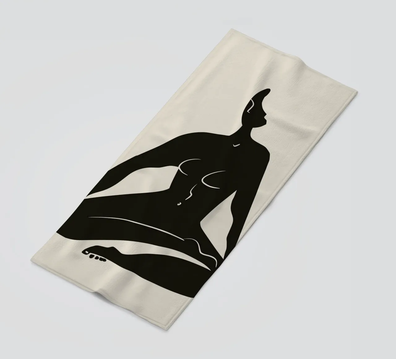 Nudo in nero 06 telo mare da Little Dean