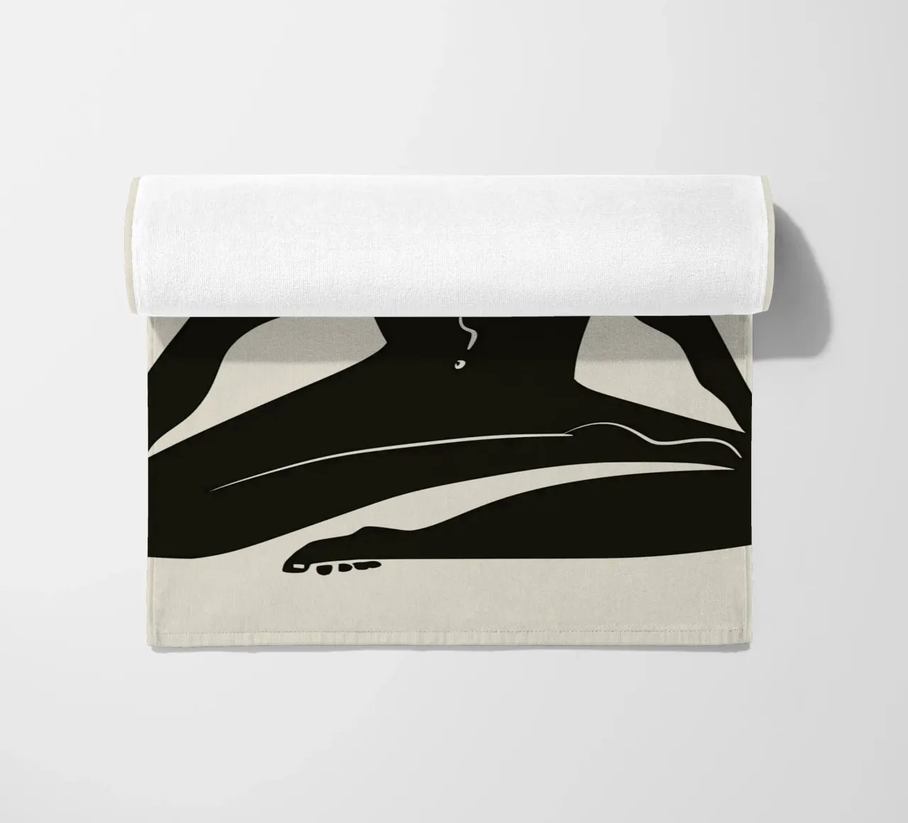 Nudo in nero 06 telo mare da Little Dean