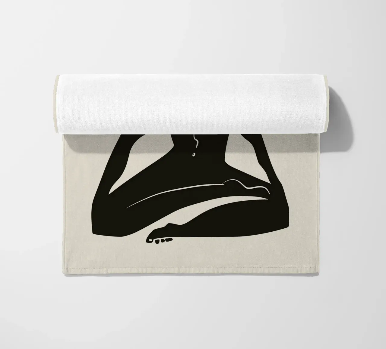 Nudo in nero 06 telo mare da Little Dean