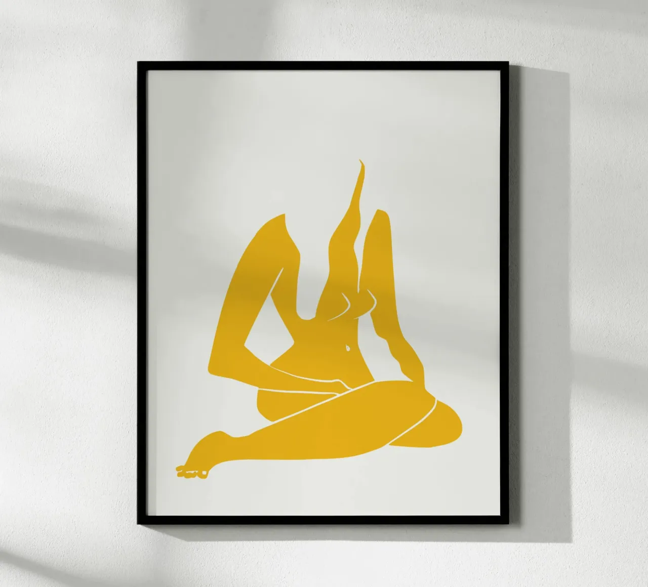 Nudo su giallo 07 poster da Little Dean