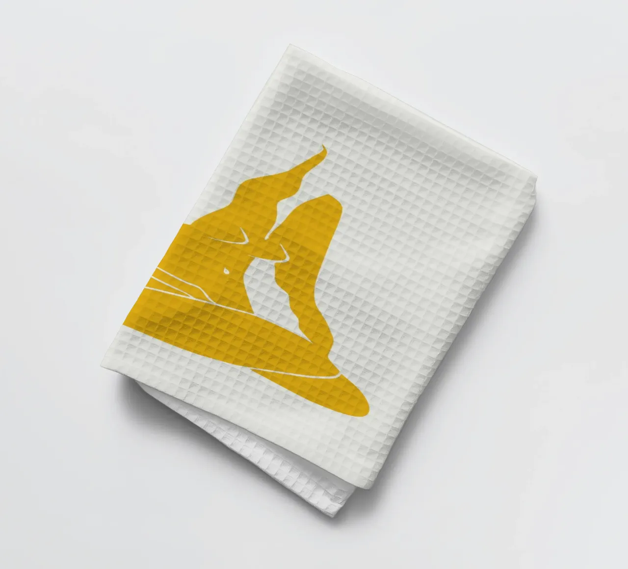 Nu sur jaune 07 torchon de Little Dean