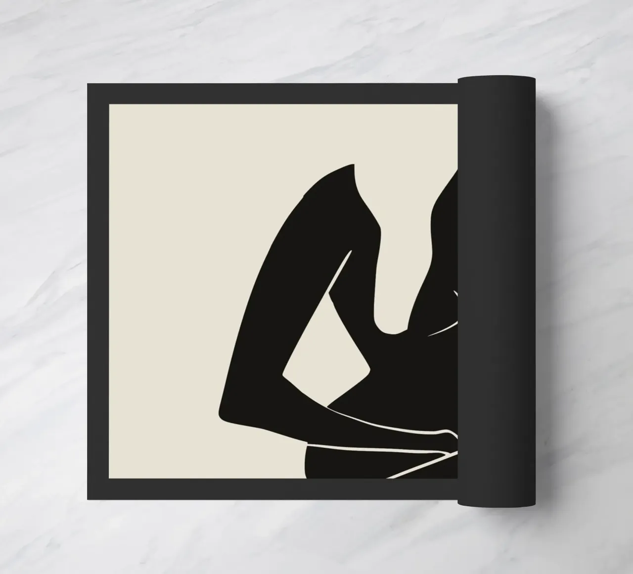 Nudo in nero 07 zerbino da Little Dean