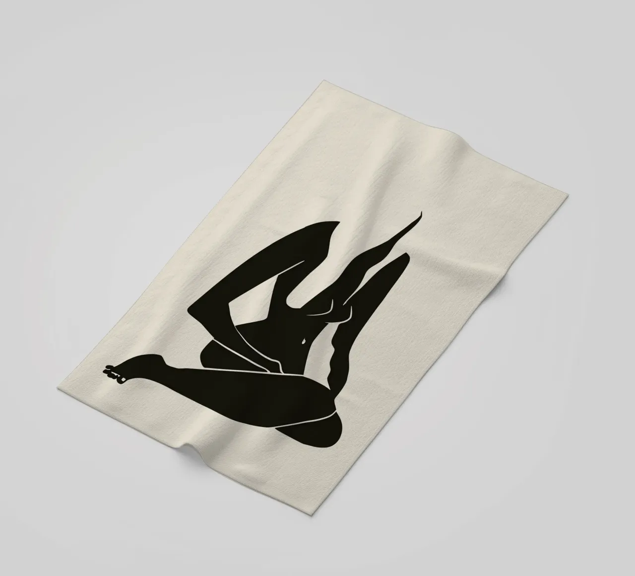 Nudo in nero 07 telo mare da Little Dean