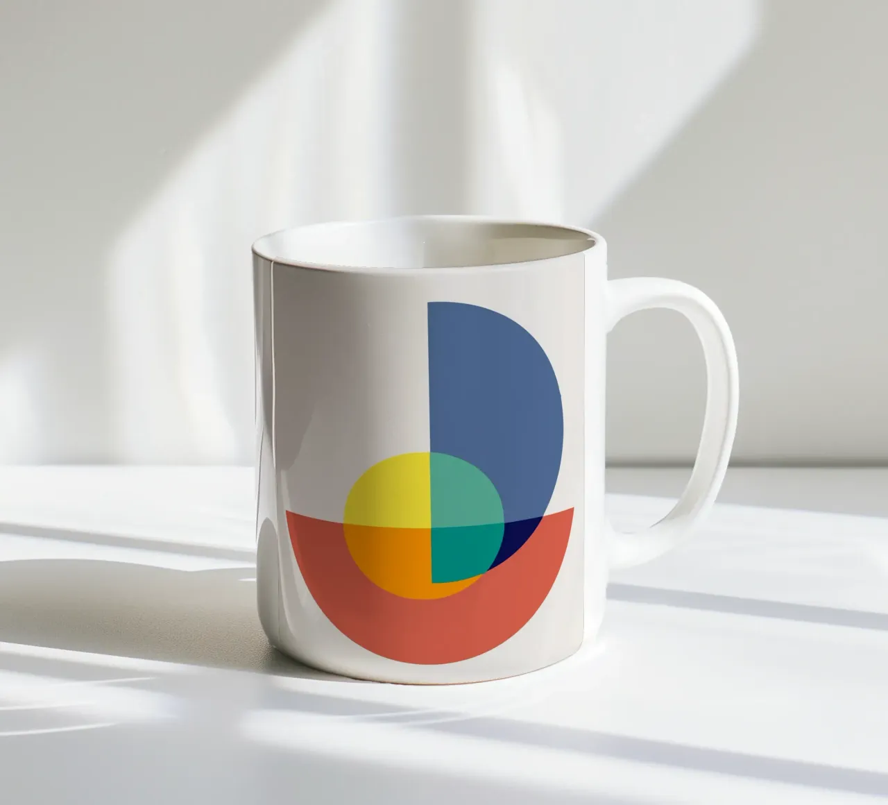 Mash up tricolore 13 tazza in ceramica da Little Dean