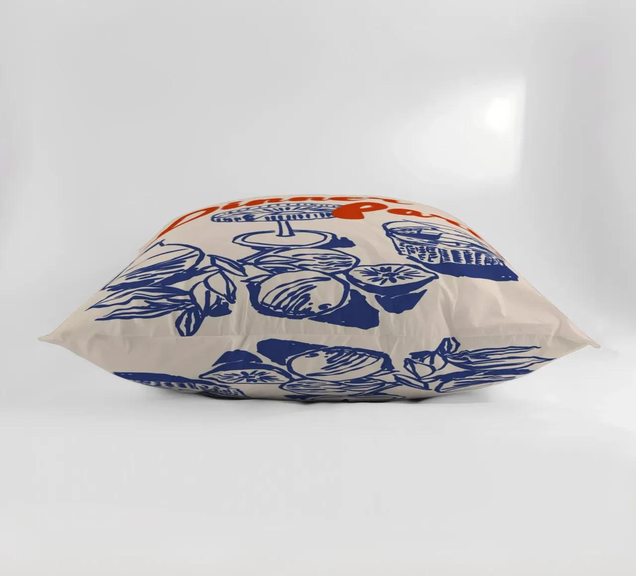 Boho Food 7 Dinner Party cuscino da Boho Print Collection