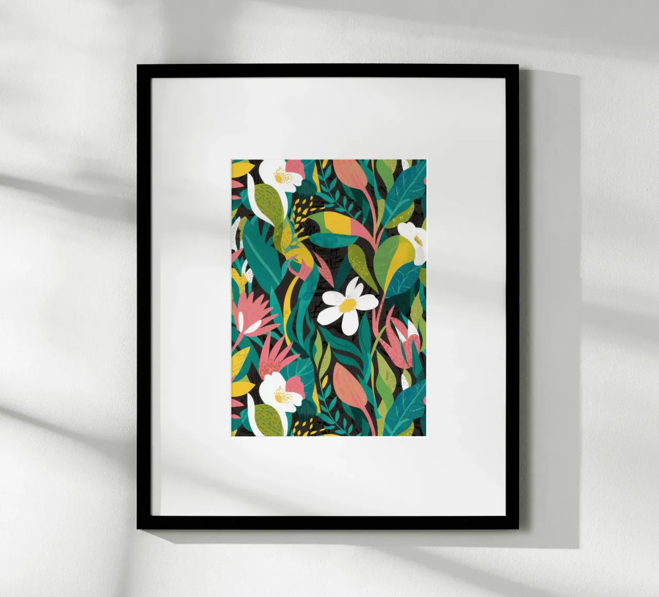 Plumeria Jungle Bliss poster da Sure Paint