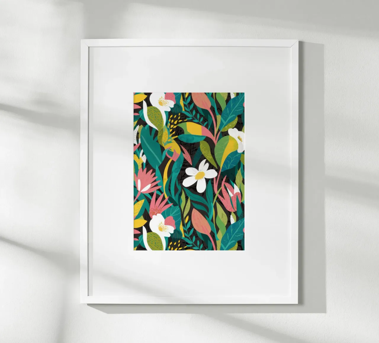 Plumeria Jungle Bliss poster da Sure Paint