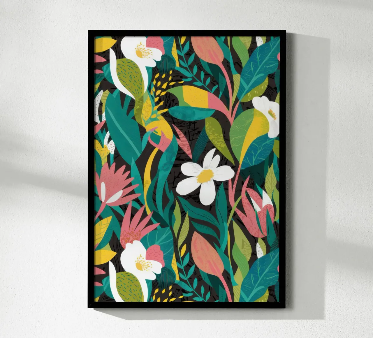 Plumeria Jungle Bliss poster da Sure Paint