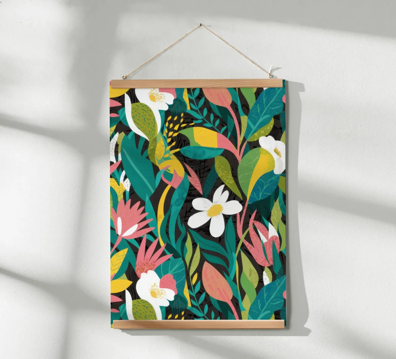 Plumeria Jungle Bliss poster da Sure Paint