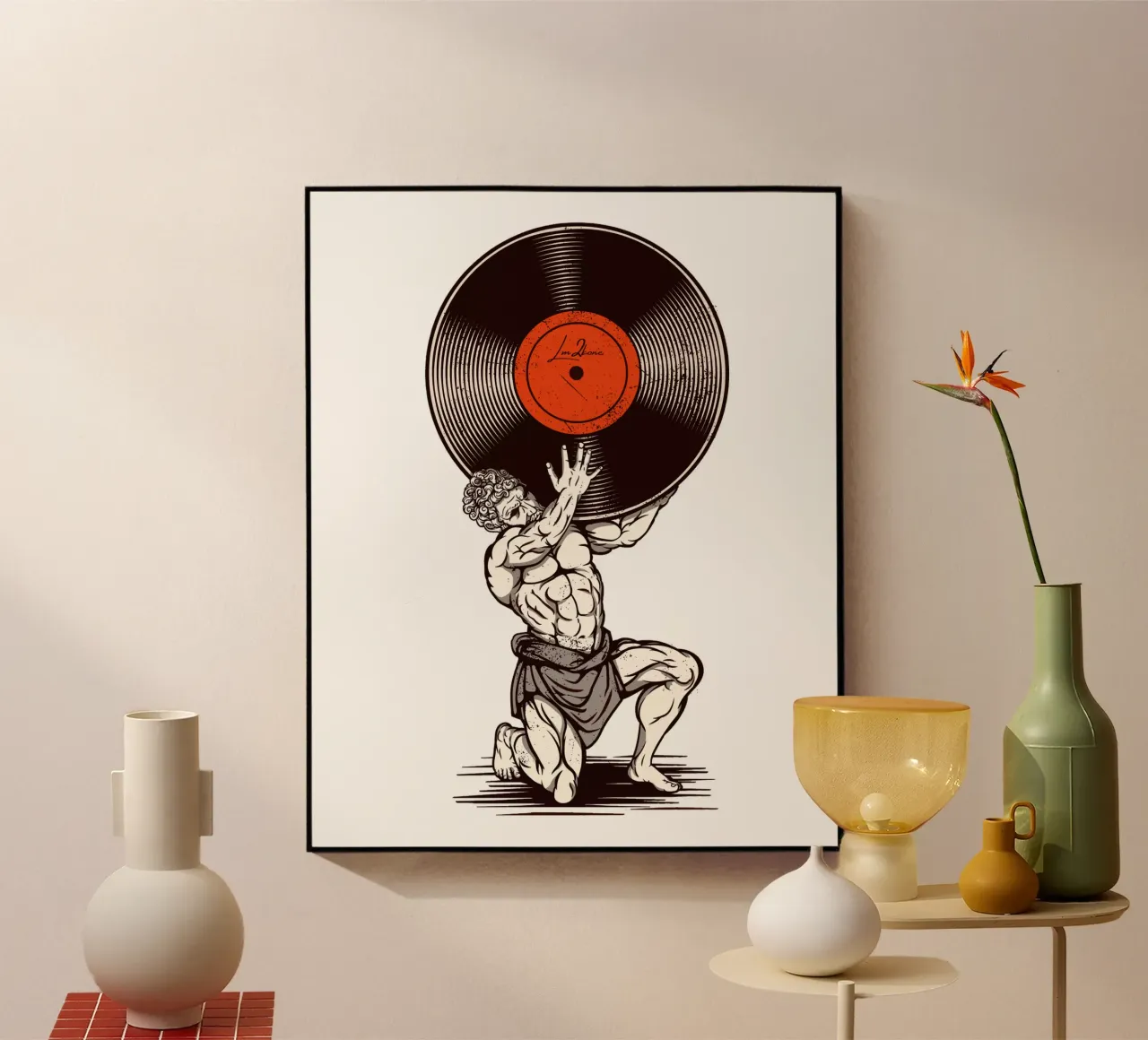 Vinyl Altlas plexiglass da LM2Kone