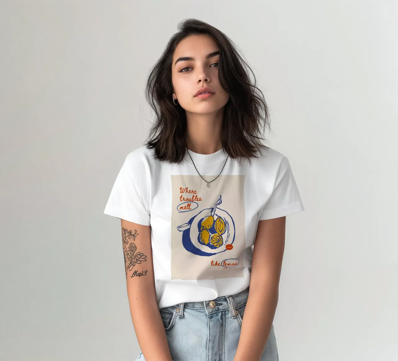 Boho Food 7 Lemon Drops t-shirt by Boho Print Collection