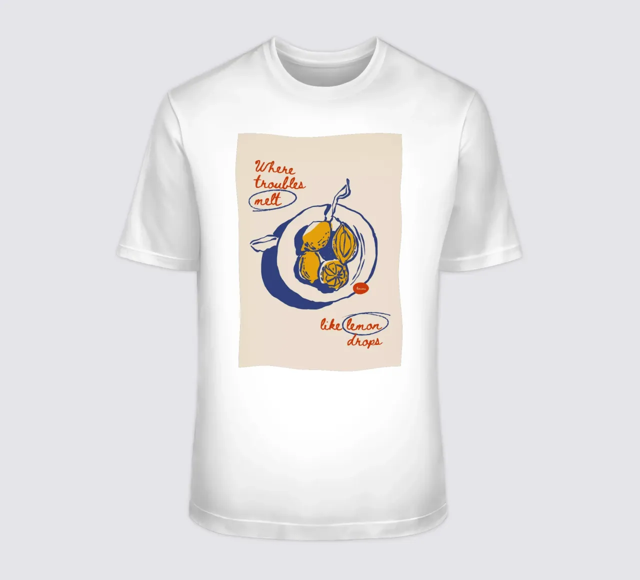 Boho Food 7 Lemon Drops t-shirt by Boho Print Collection