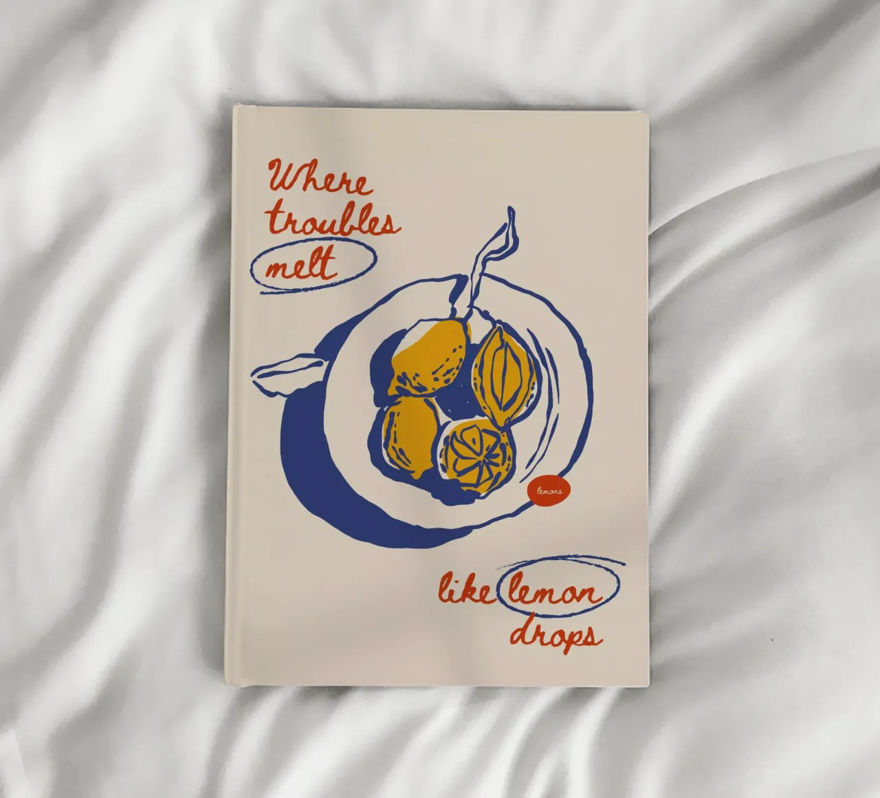 Boho Food 7 Lemon Drops notebook by Boho Print Collection