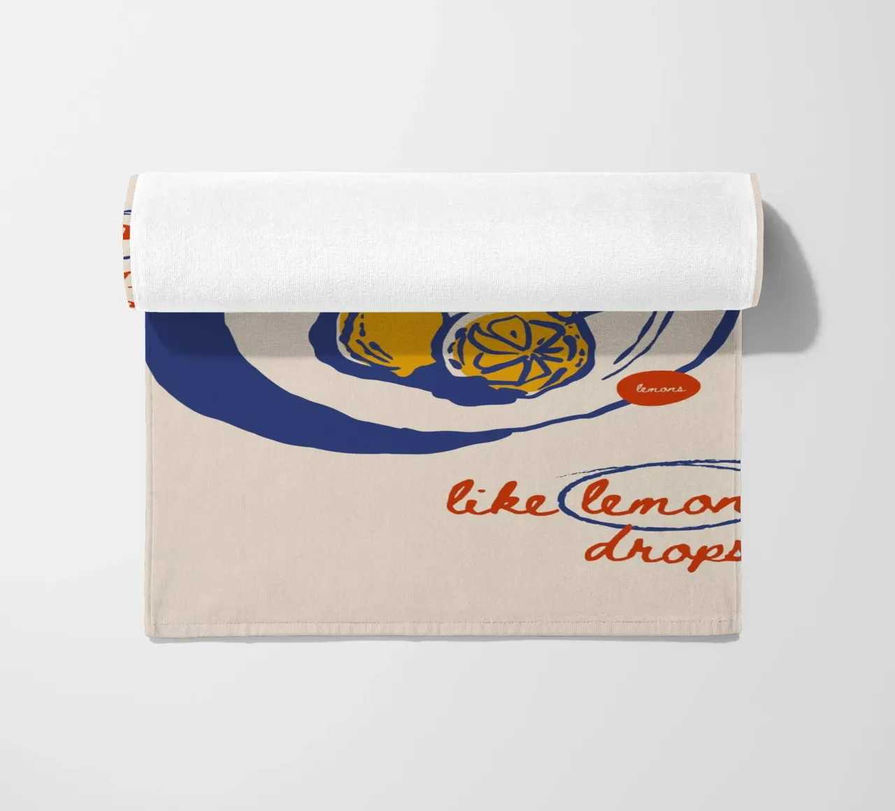 Boho Food 7 Lemon Drops telo mare da Boho Print Collection