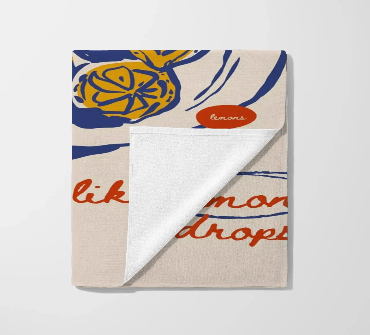 Boho Food 7 Lemon Drops telo mare da Boho Print Collection