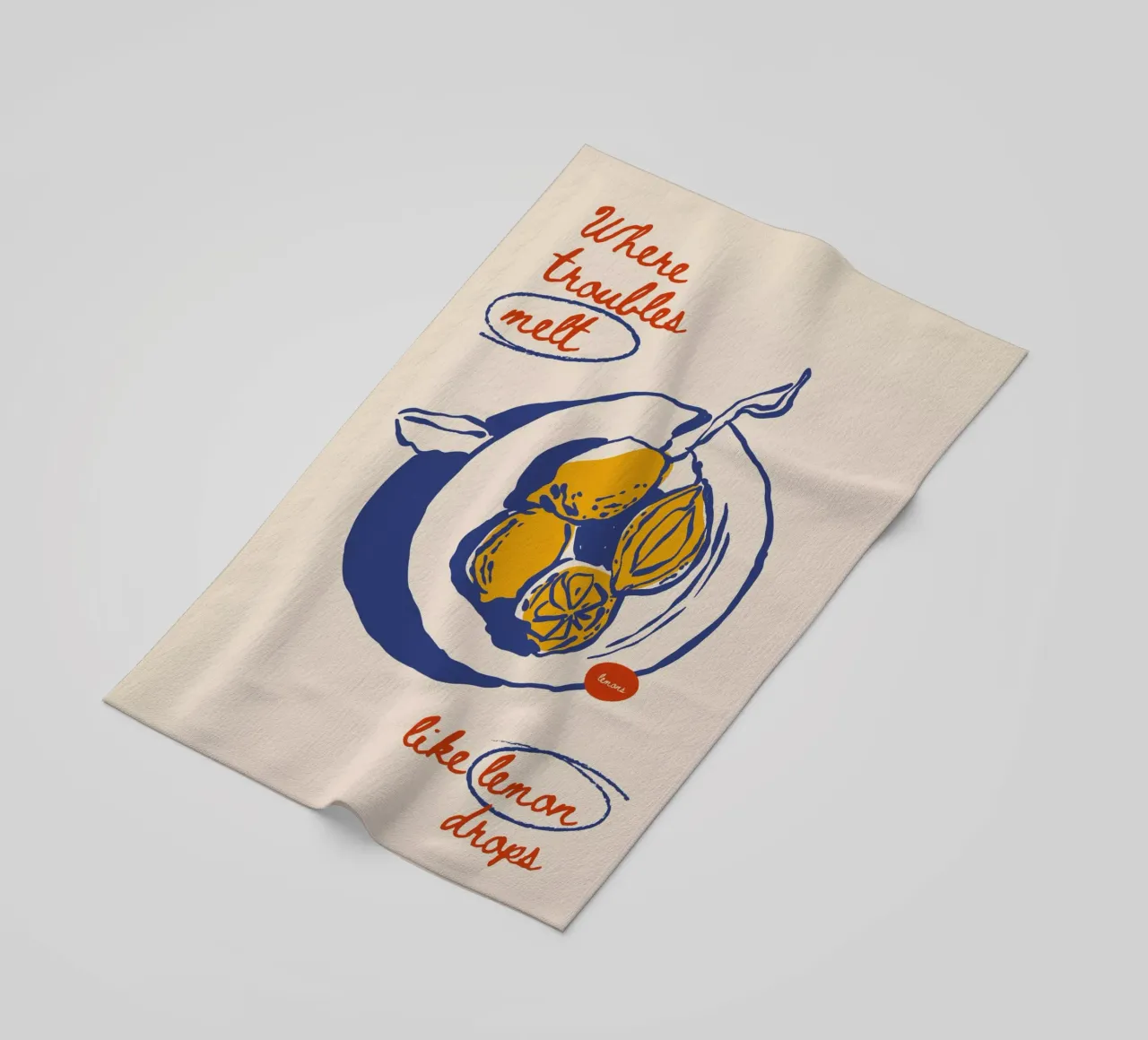 Boho Food 7 Lemon Drops telo mare da Boho Print Collection