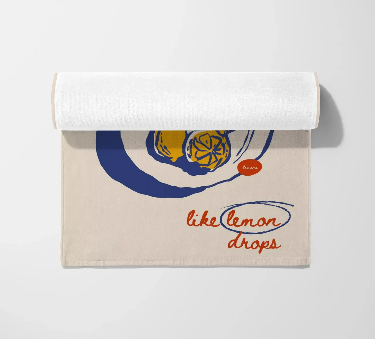 Boho Food 7 Lemon Drops telo mare da Boho Print Collection