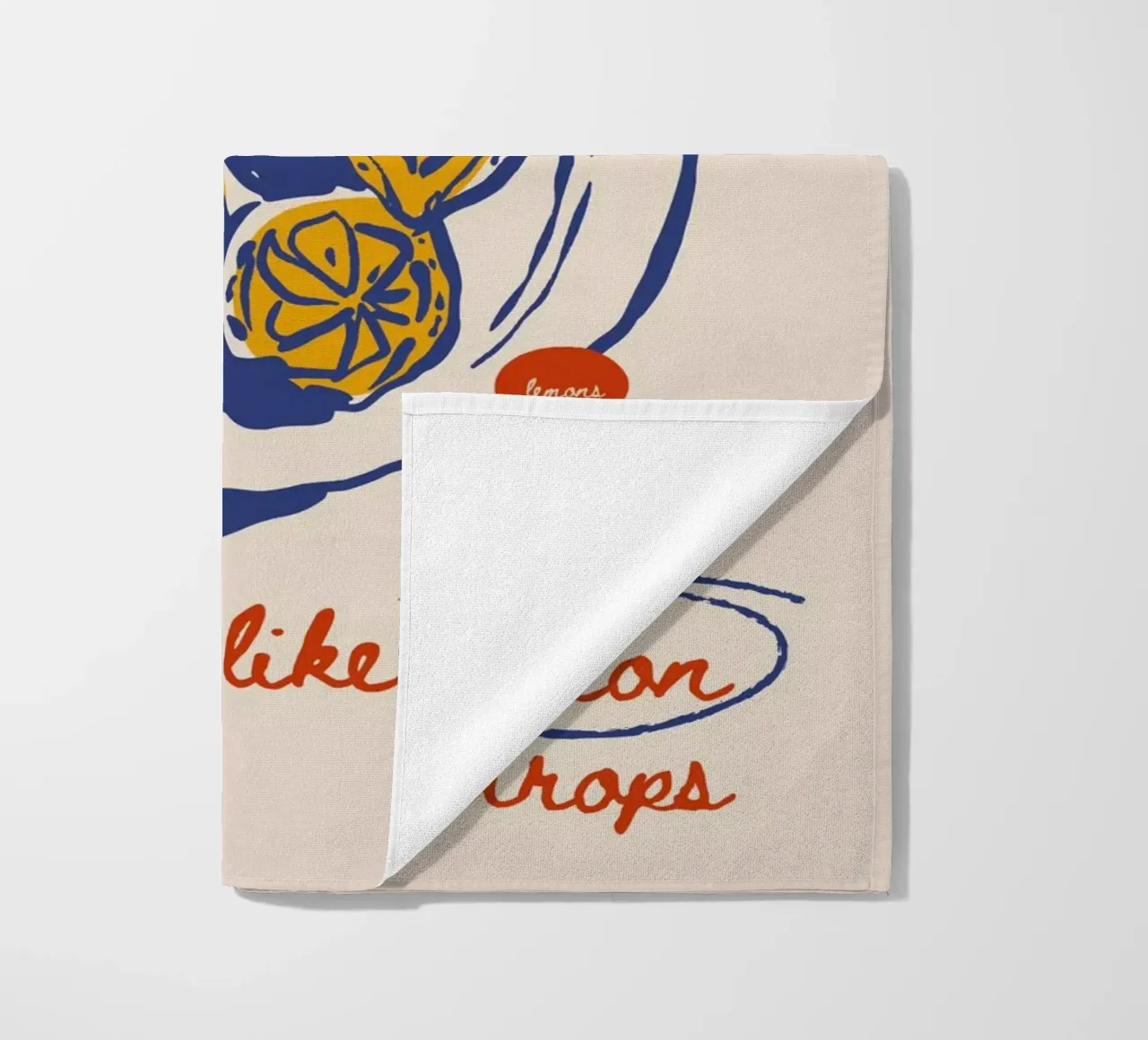 Boho Food 7 Lemon Drops telo mare da Boho Print Collection