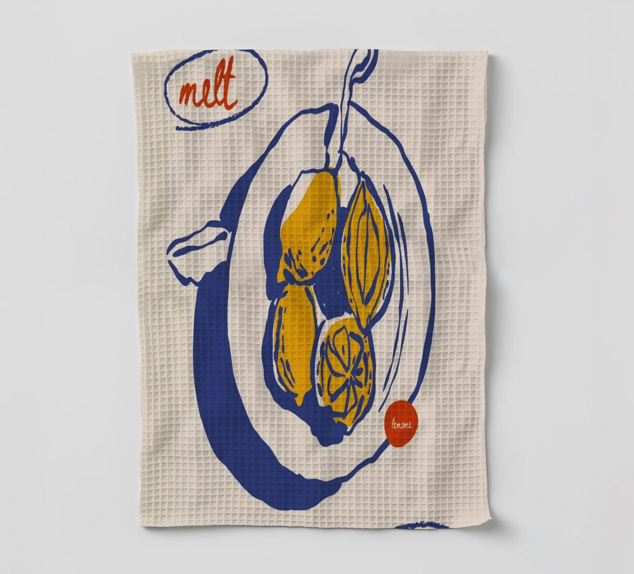 Boho Food 7 Lemon Drops torchon de Boho Print Collection