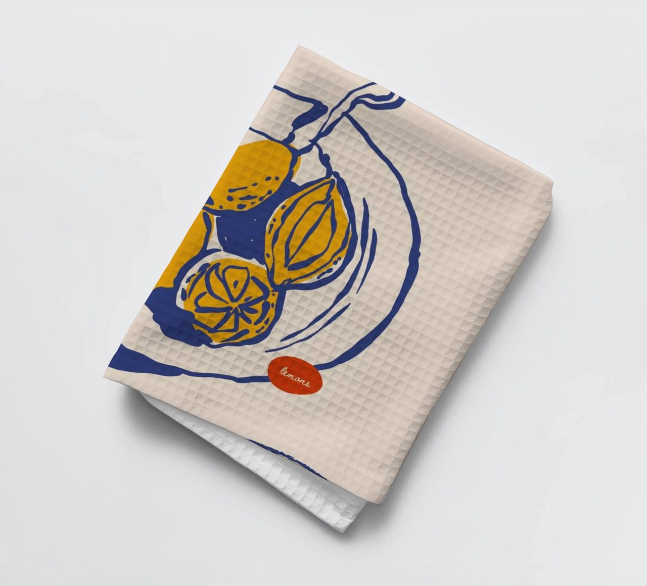 Boho Food 7 Lemon Drops torchon de Boho Print Collection
