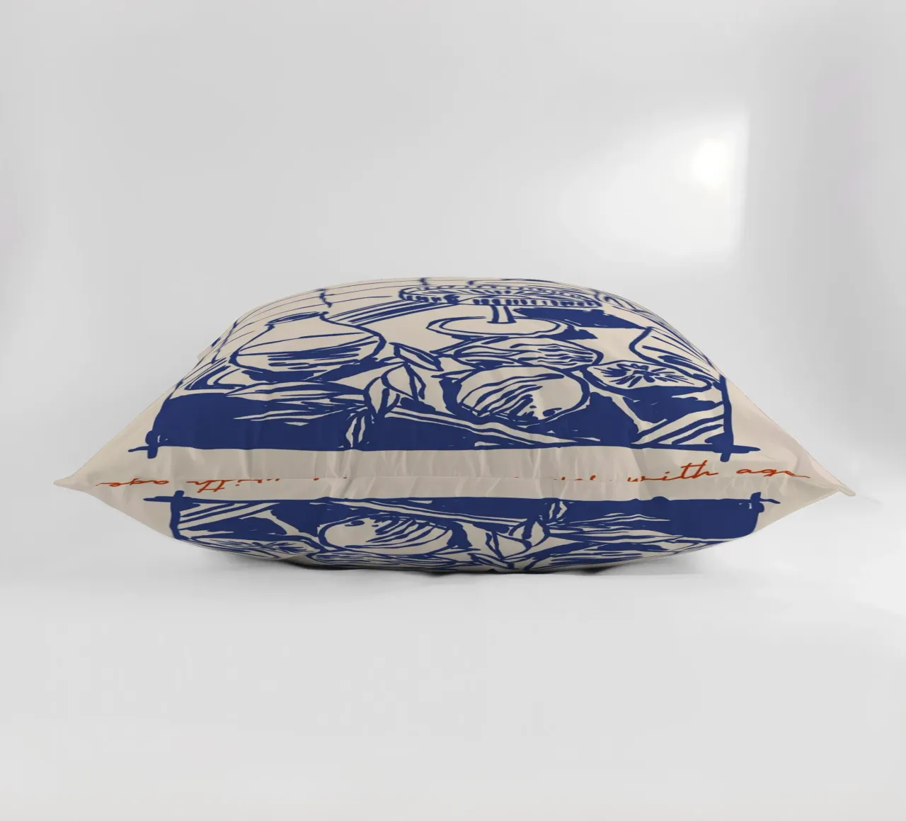 Boho Food 7 Wine Improves cuscino da Boho Print Collection