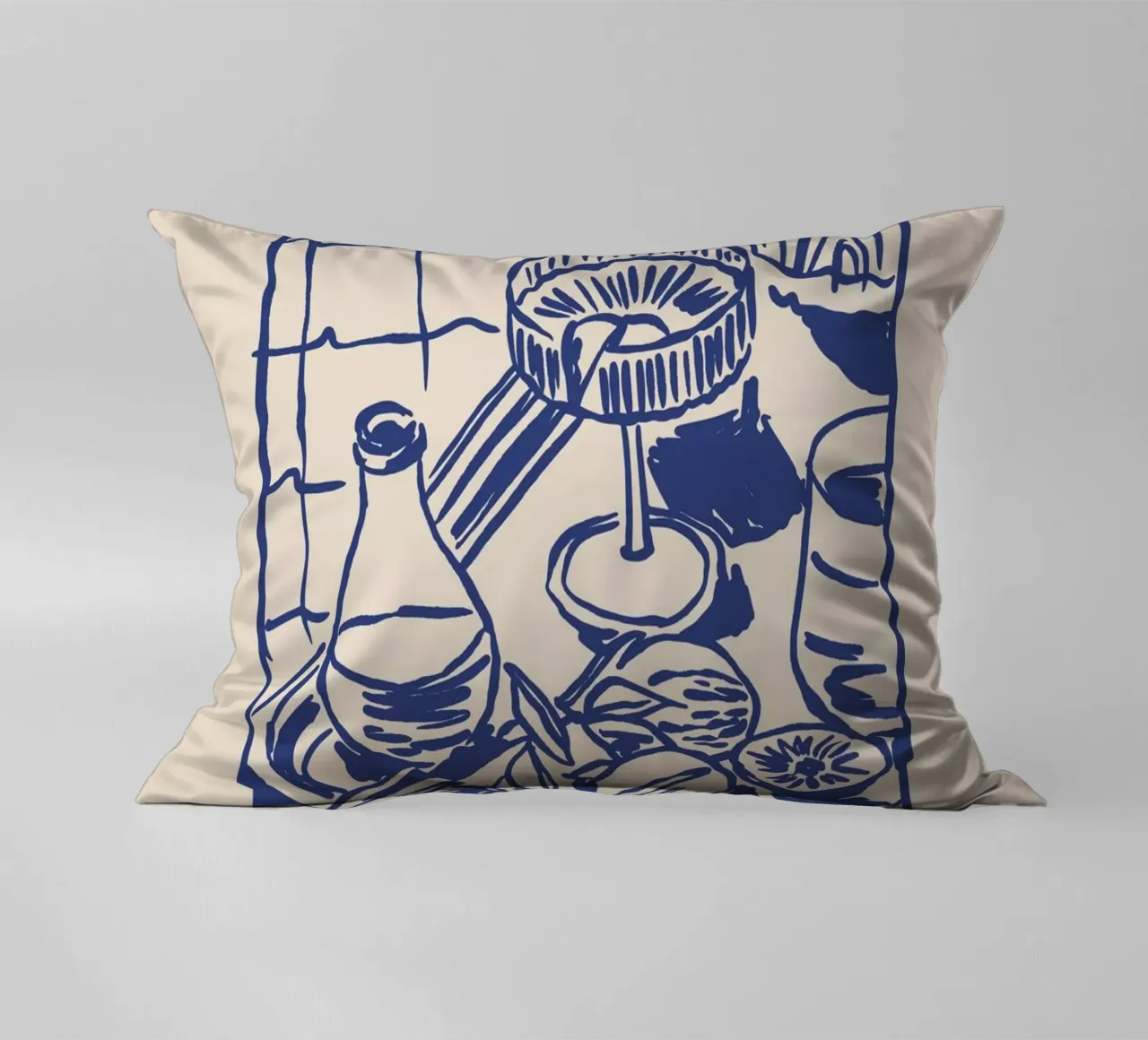 Boho Food 7 Wine Improves cuscino da Boho Print Collection